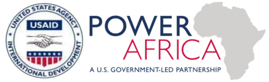 The USAID logo merged with the USAID Power Africa logo